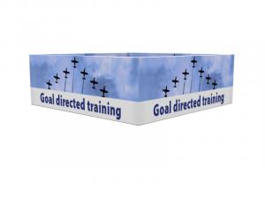 TF-1011 (3D) Four-Sided Rectangle Hanging Sign 