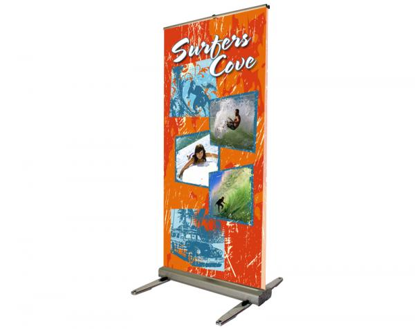 MediaScreen AWD retractable outdoor banner stand