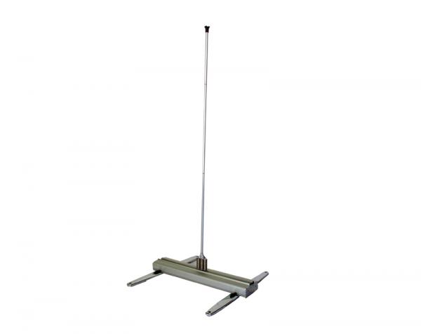 MediaScreen AWD retractable outdoor banner stand - No graphic, shows spring loaded mast