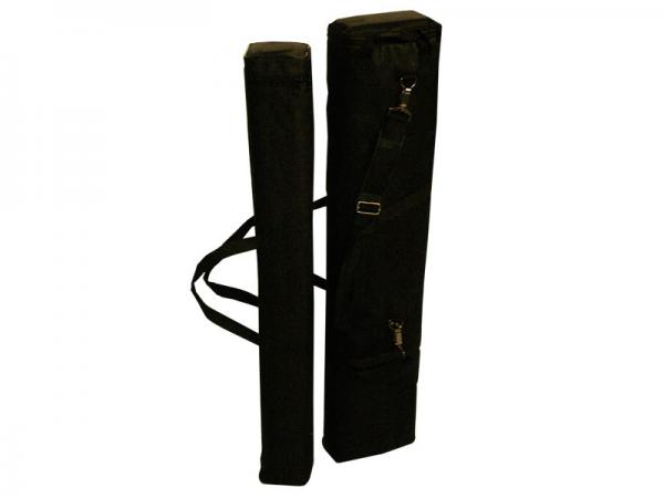 Packs into two Included Black Padded Storage/Carry Bags