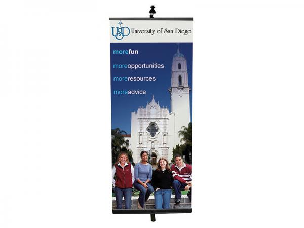 PRONTO Retractable Banner Stand - Black - Light 