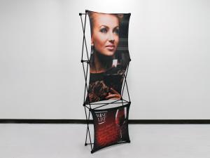 X1 2.5ft - 1x3 D Fabric Pop-Up Display