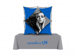 X1 5ft - 2x2 A Fabric Table Top Pop-Up Display