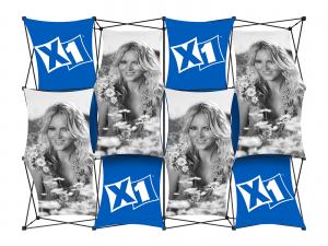 X1 10ft - 4x3 H Fabric Pop-Up Display