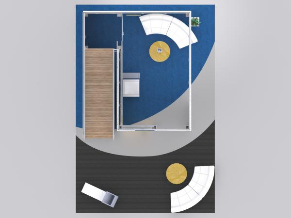 VK-5154 Trade Show Double-Deck Exhibit -- Plan Lower