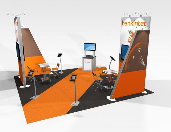 RE-9074 Bankinter Trade Show Rental Exhibit -- Image 4