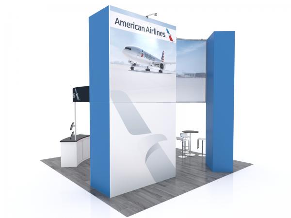 RE-9125 Gravitee One-Step Island Trade Show Exhibit