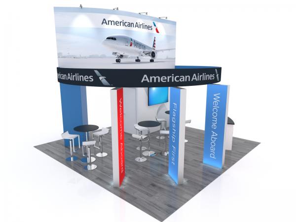 RE-9125 Gravitee One-Step Island Trade Show Exhibit