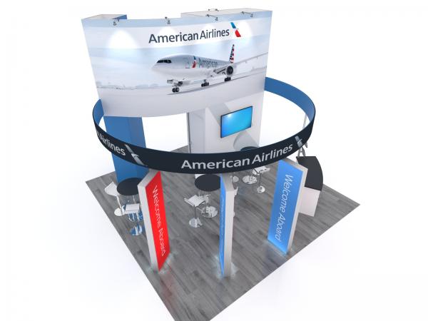 RE-9125 Gravitee One-Step Island Trade Show Exhibit