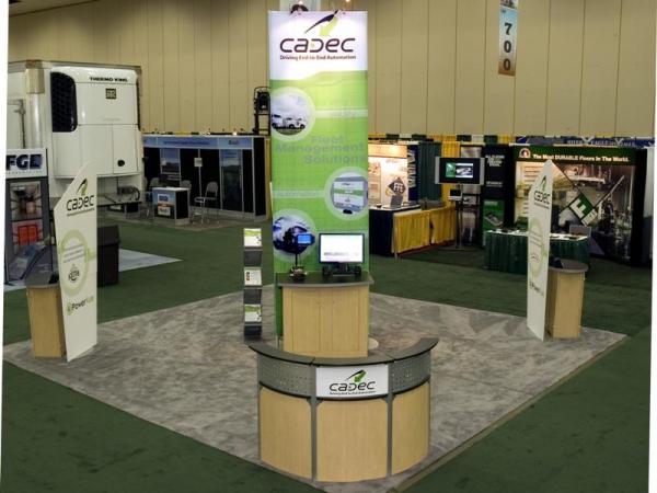 RE-9007 Rental Exhibit / 20 x 20 Island Trade Show Display -- Image 3