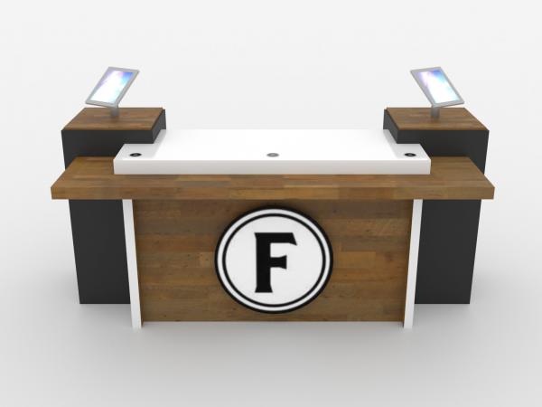 ECO-57C Sustainable Wireless Charging Counter - View 3