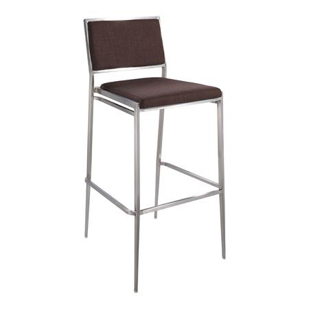 CEBS-030 | Marina Barstool Brown Fabric -- Trade Show Furniture Rental