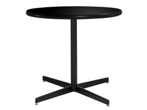 30" Round Cafe Table w/ Black Top and Standard Black Base (CECA-024)
 -- Trade Show Furniture Rental