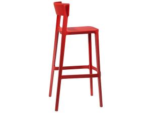 CEBS-025 | Blade Barstool  Red-- Trade Show Furniture Rental
