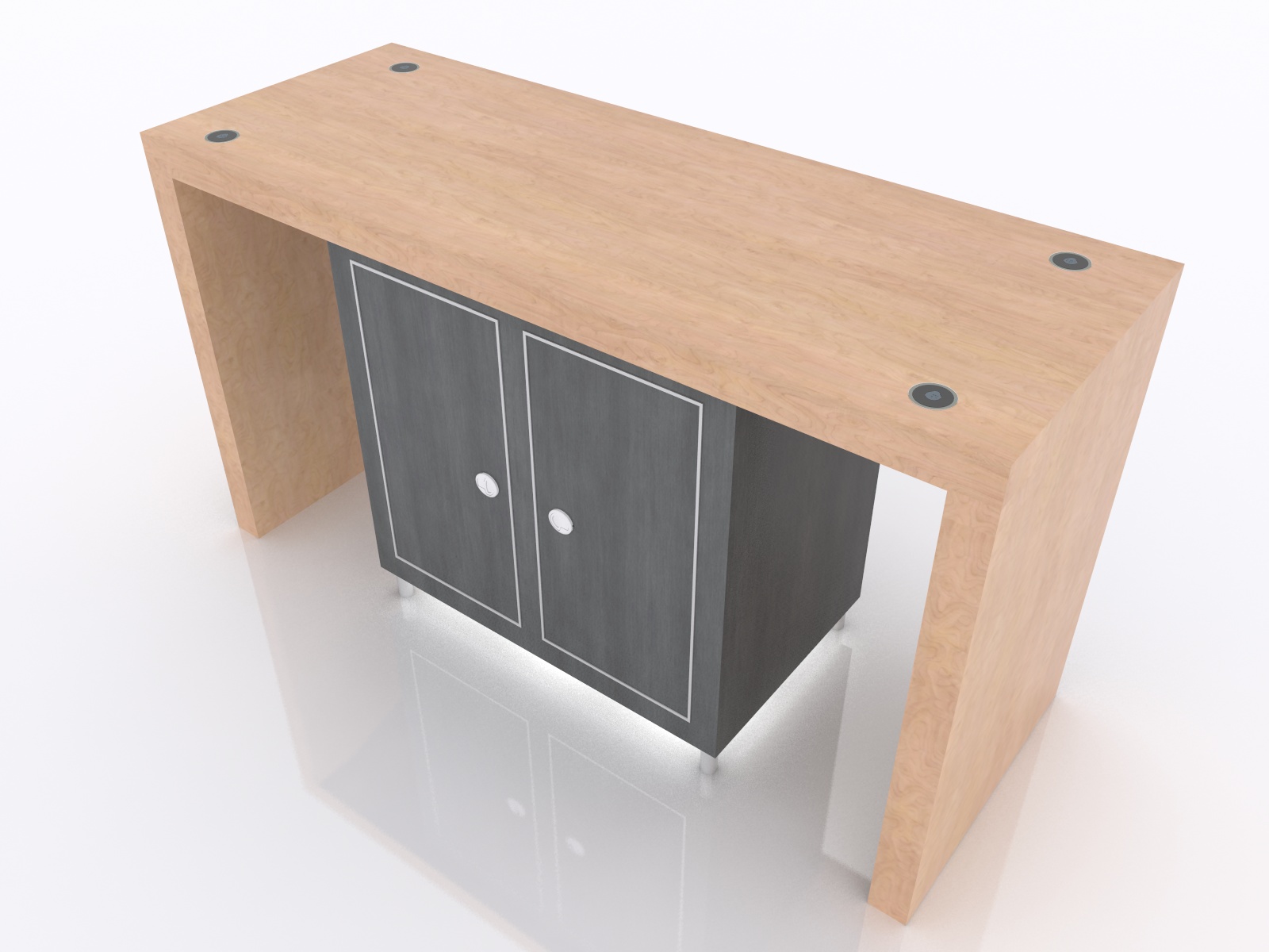 MOD-1707 Custom Counter w/ Storage Cabinet -- Image 4