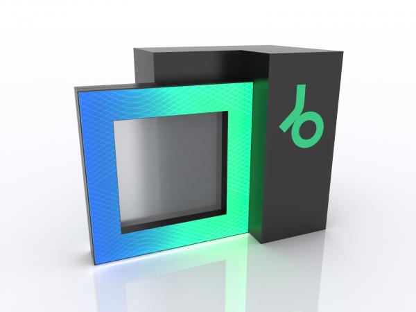 MOD-1704 Custom Trade Show Counter w/ LED Lights -- Image 1