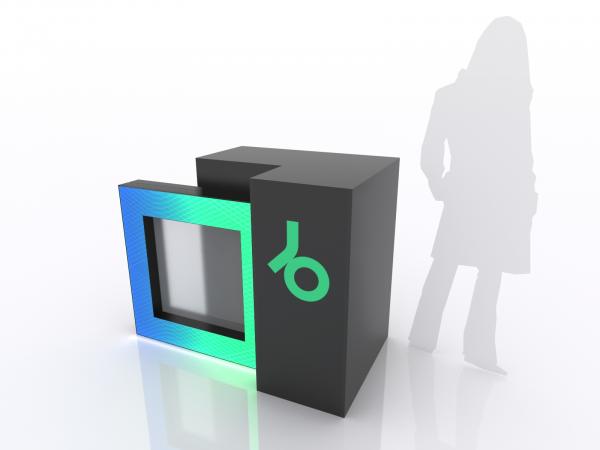 MOD-1704 Custom Trade Show Counter w/ LED Lights -- Image 3