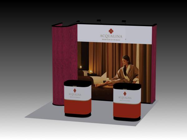 QD-142 Trade Show Pop Up Display