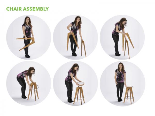 OTM Portable Table and Chairs -- Chair Assembly