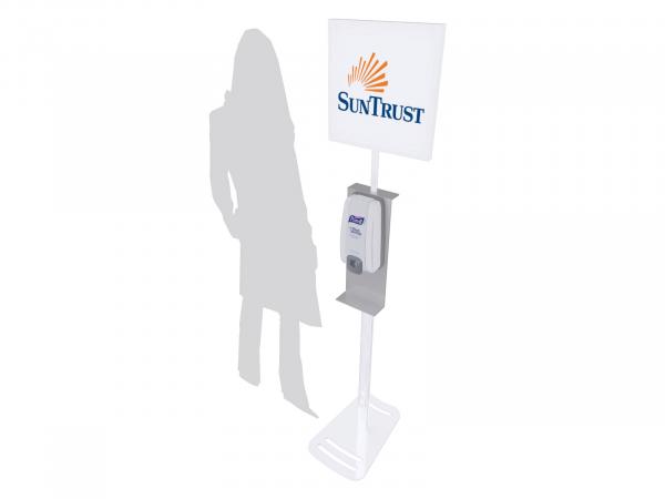 MOD-9002 Hand Sanitizer Stand with Graphic Branding