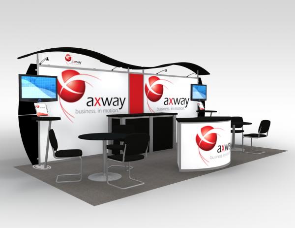 Axway Portable Hybrid Trade Show Exhibit -- Image 1