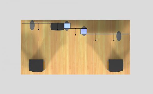 VK-2048 Trade Show Exhibit -- Plan View