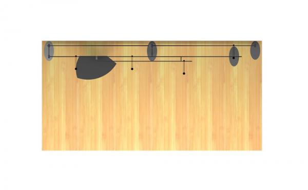 VK-2046 Trade Show Exhibit -- Plan View