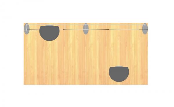 VK-2050 Trade Show Exhibit -- Plan View