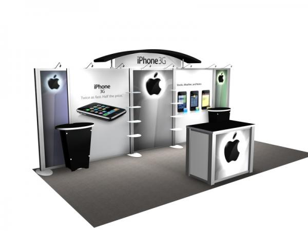RE-2009 Rental Exhibit / 10’ x 20’ Inline Trade Show Display – Image 3