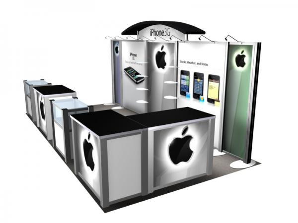 RE-2020 Rental Exhibit / 10’ x 20’ Inline Trade Show Display – Image 3